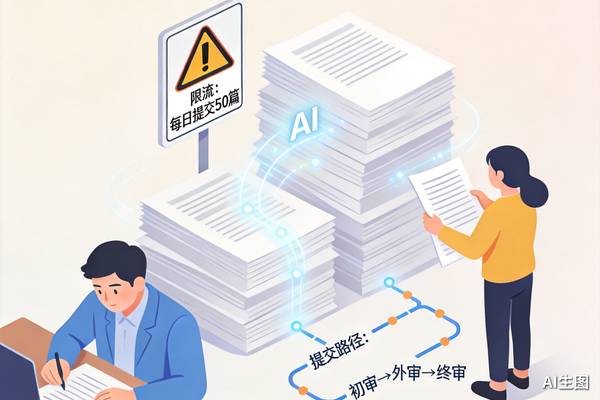 AI引发论文大爆炸，审稿体系濒临崩塌：arXiv也开始最严限流了