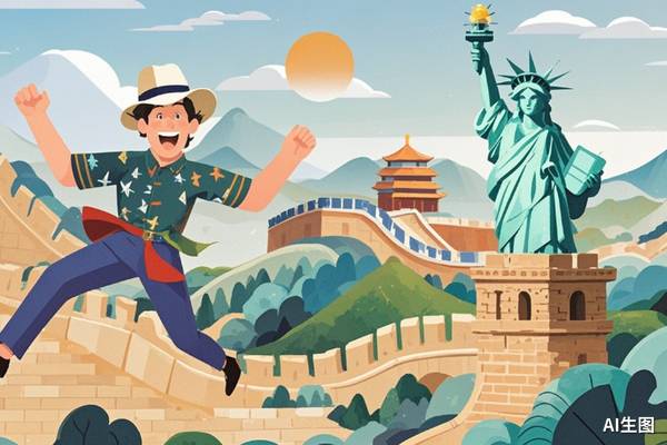 美国游客疯狂涌入中国，中国游客悄悄远离美国