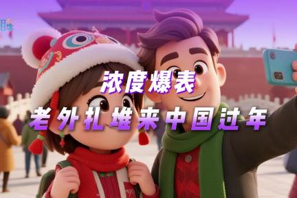 浓度爆表，老外扎堆来中国过年