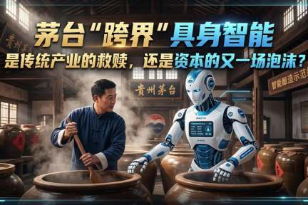 茅台“跨界”具身智能，是传统产业的救赎还是资本的又一场泡沫？