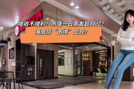 增收不增利，市值一日蒸发超86亿，海底捞“困境”显现？