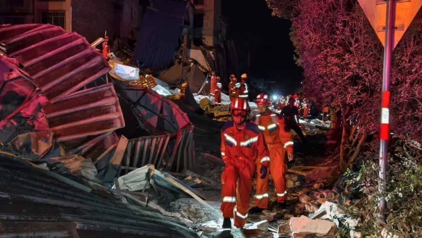 广西柳州5.2级地震已致3人失联 两部门派工作组指导抗震救灾工作