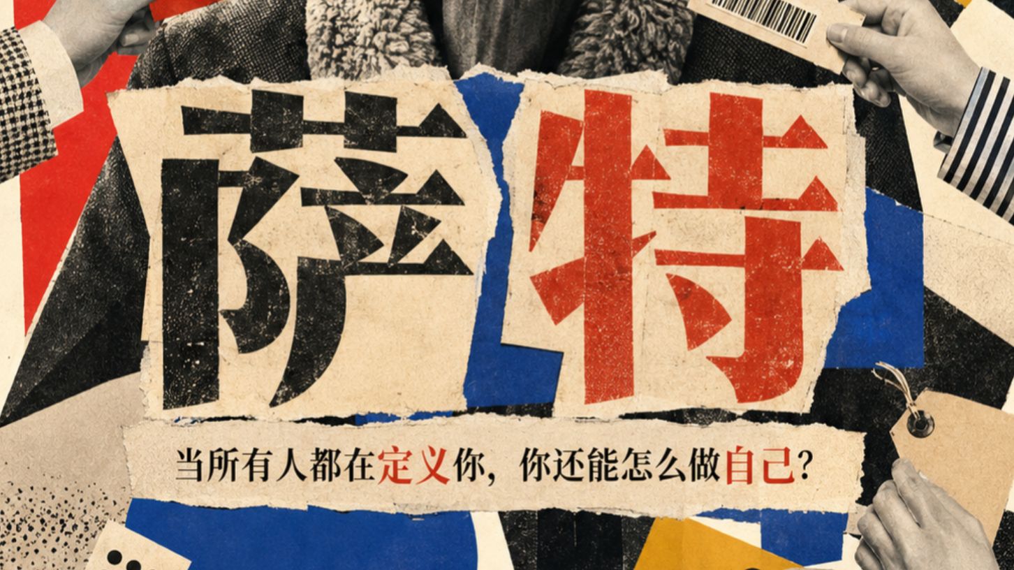 萨特：当所有人都在定义你，你还能怎么做自己？