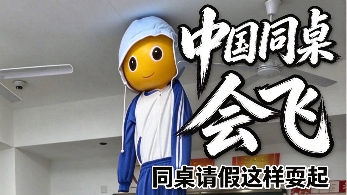 中国同桌会飞（同桌请假就这么耍起