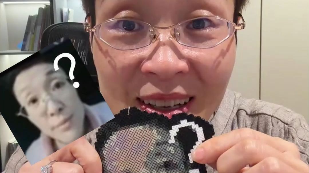 感谢这位同学的拼豆，同学，你也要有自己的爱好哟